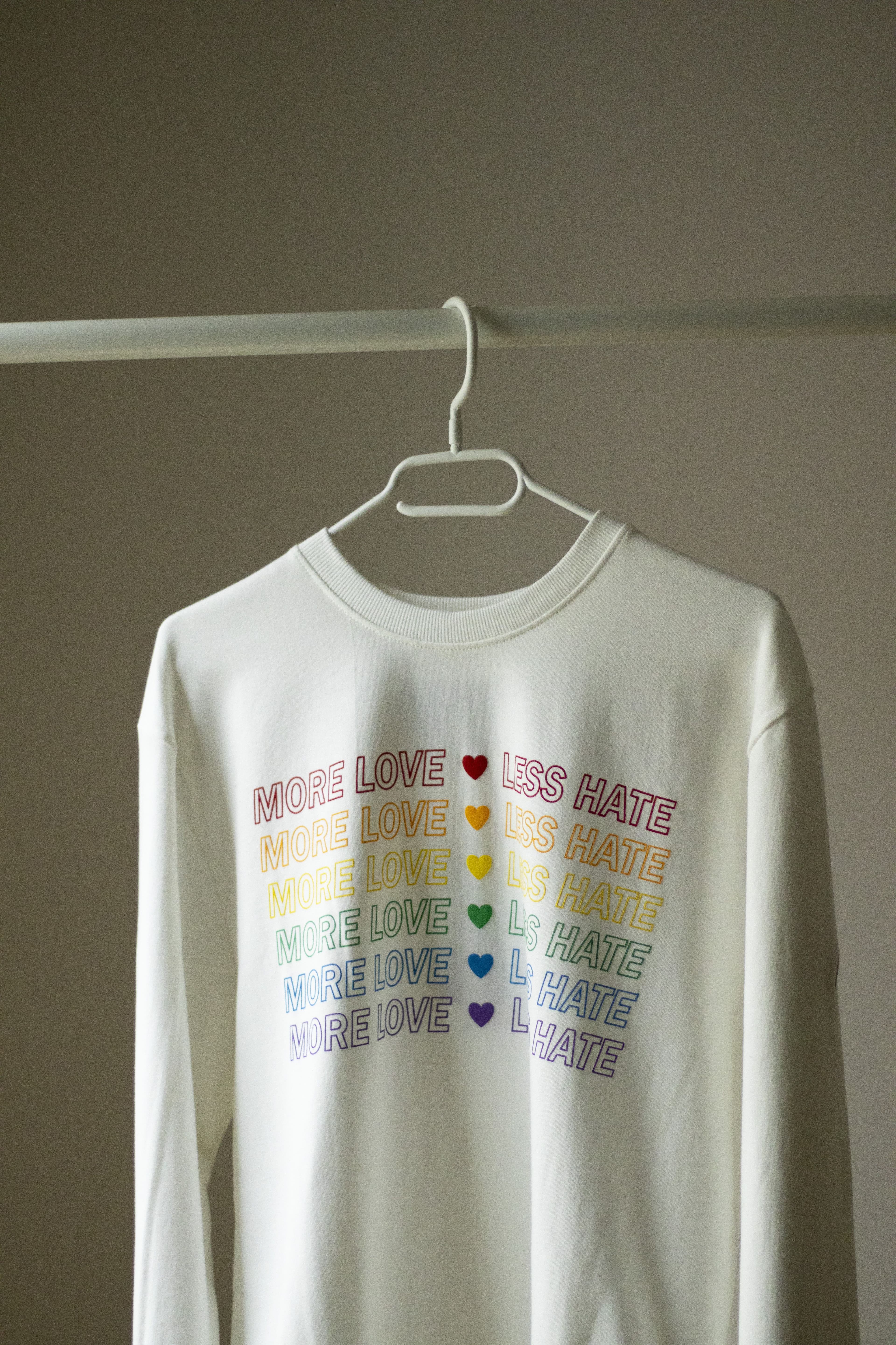 Don't do this — garment hung up or folded